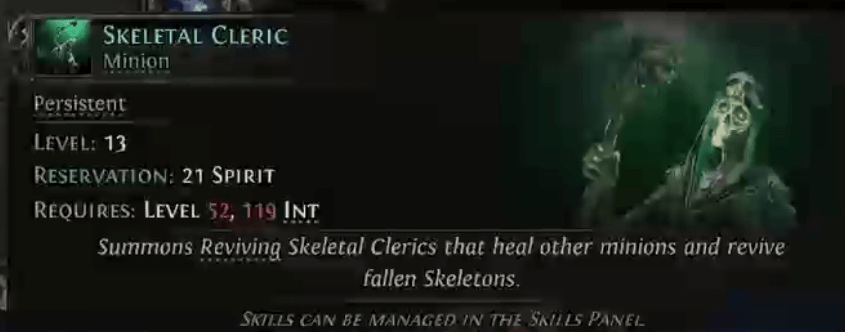 poe 2 skeletal cleric